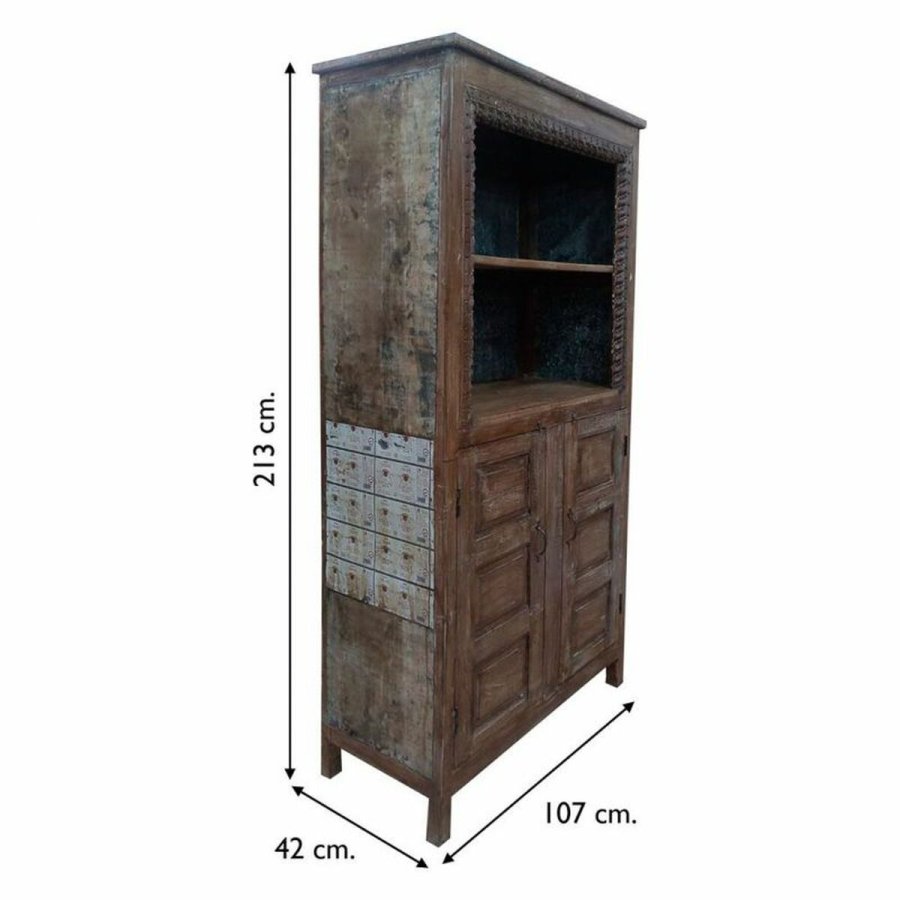 Hylder Alexandra House Living Brun Genbrugt Tr 42 x 213 x 107 cm #5