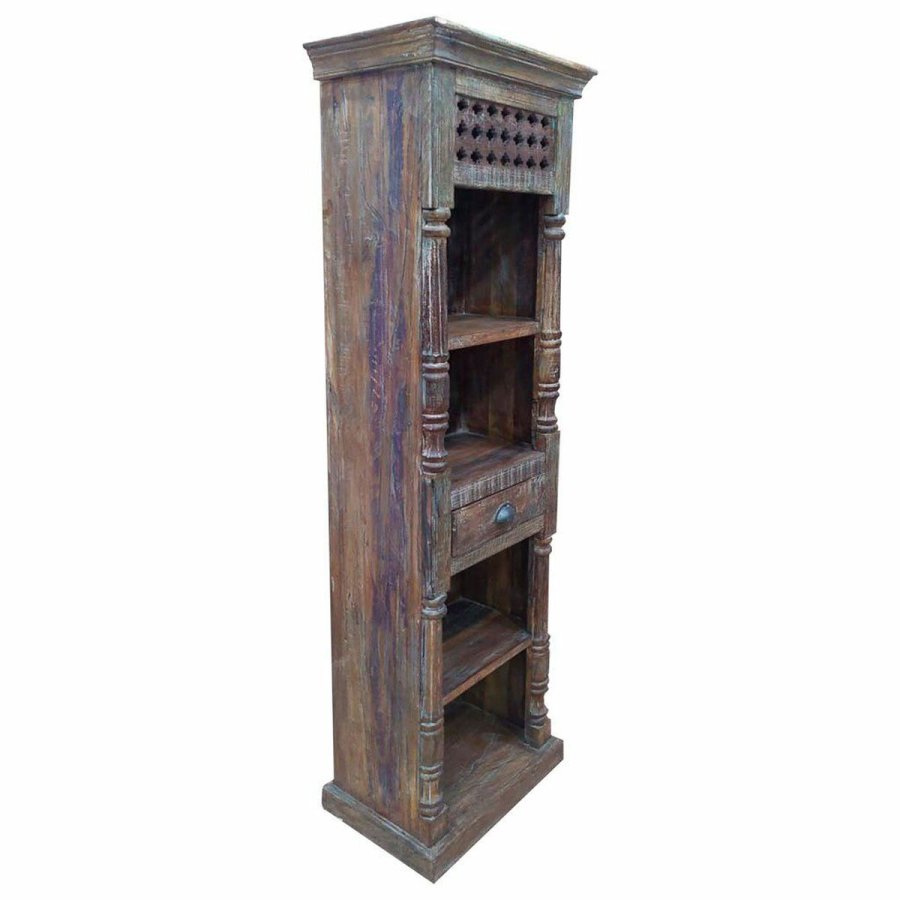 Hylder Alexandra House Living Brun Genbrugt Tr 34 x 180 x 56 cm #1
