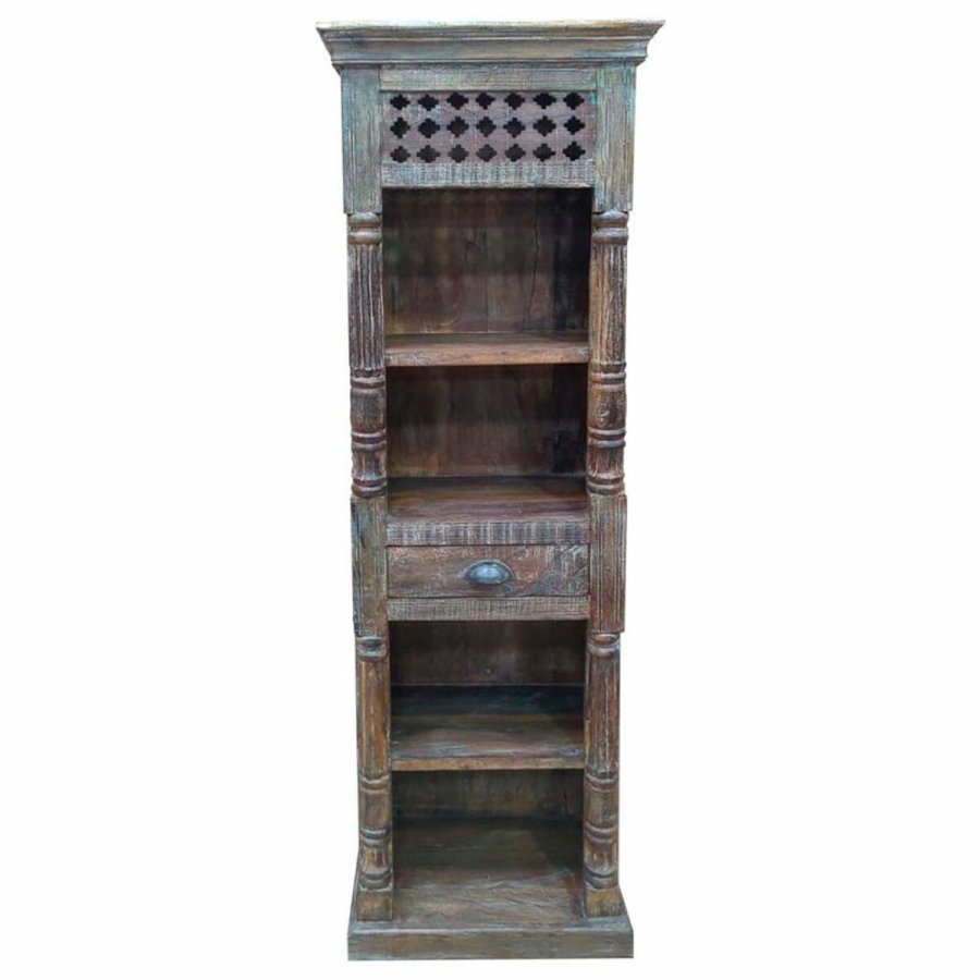 Hylder Alexandra House Living Brun Genbrugt Tr 34 x 180 x 56 cm #2