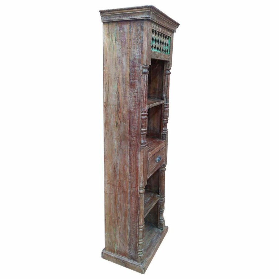 Hylder Alexandra House Living Brun Genbrugt Tr 34 x 180 x 56 cm #1