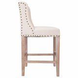 Taburet Alexandra House Living Beige Gummitr 58 x 104 x 48 cm #15