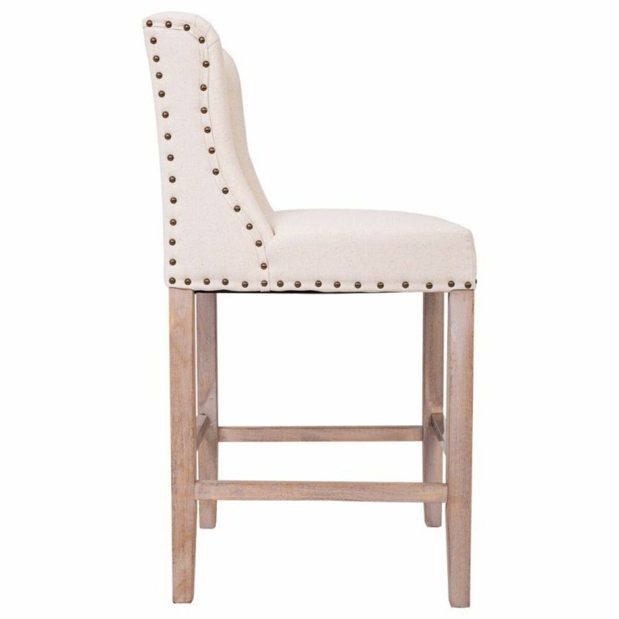 Taburet Alexandra House Living Beige Gummitr 58 x 104 x 48 cm #15
