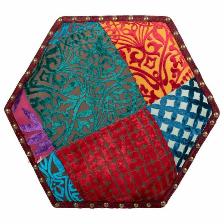 Taburet Alexandra House Living Hvid Mangotr 46 x 41 x 46 cm #29