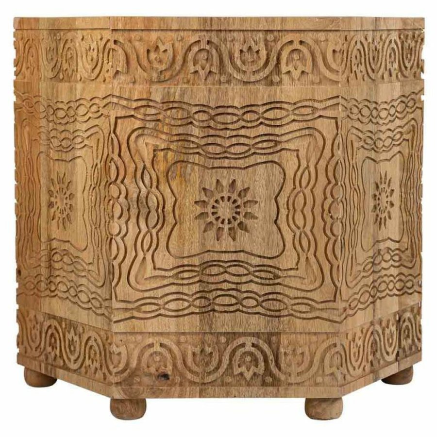 Sofabord Alexandra House Living Brun Mangotr 45 x 41 x 45 cm Traditionel stil #2