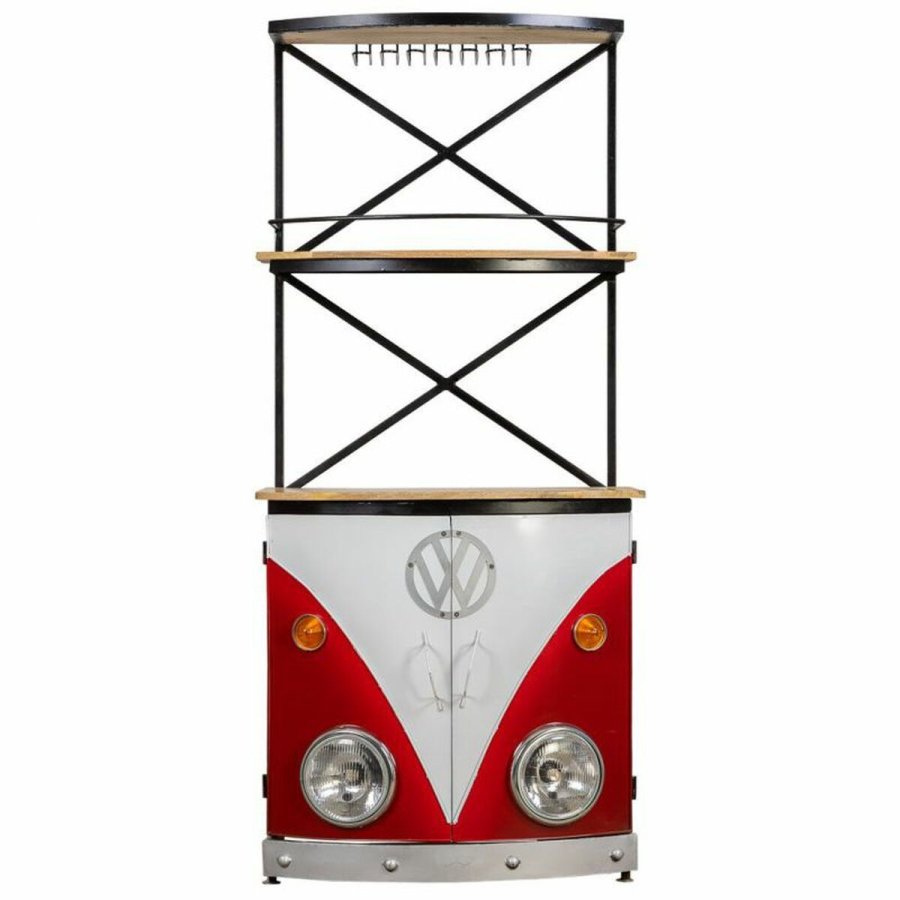 Bar-mbler Alexandra House Living Hvid Natur Marinebl 60 x 180 x 75 cm #13