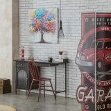 Skrivebord Alexandra House Living Sort 50 x 80 x 120 cm #3