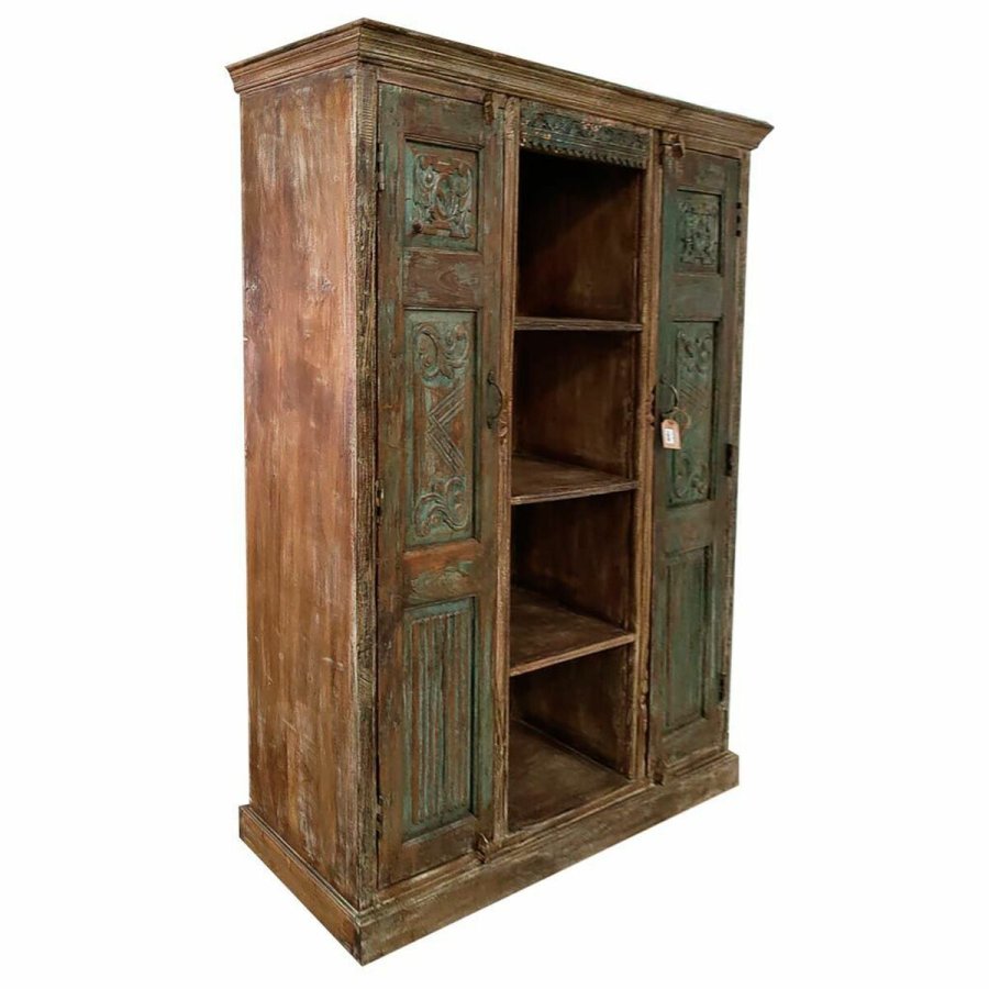 Hylder Alexandra House Living Brun Mangotr 38 x 207 x 178 cm #1