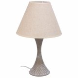 Bordlampe Alexandra House Living Hvid Gr Metal Klde 220-240 V 23 x 38 x 23 cm #1