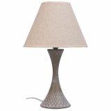 Bordlampe Alexandra House Living Hvid Gr Metal Klde 220-240 V 23 x 38 x 23 cm #4