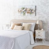 Bordlampe Alexandra House Living Hvid Gr Metal Klde 220-240 V 23 x 46 x 23 cm #3