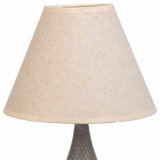 Bordlampe Alexandra House Living Hvid Gr Metal Klde 220-240 V 23 x 46 x 23 cm #6