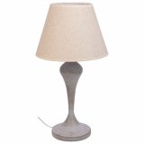 Bordlampe Alexandra House Living Hvid Gr Metal Klde 220-240 V 25 x 46 x 25 cm #1