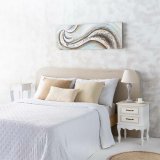 Bordlampe Alexandra House Living Hvid Gr Metal Klde 220-240 V 25 x 46 x 25 cm #3