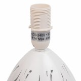 Bordlampe Alexandra House Living Hvid Metal Klde 220-240 V 18 x 31 x 18 cm #7