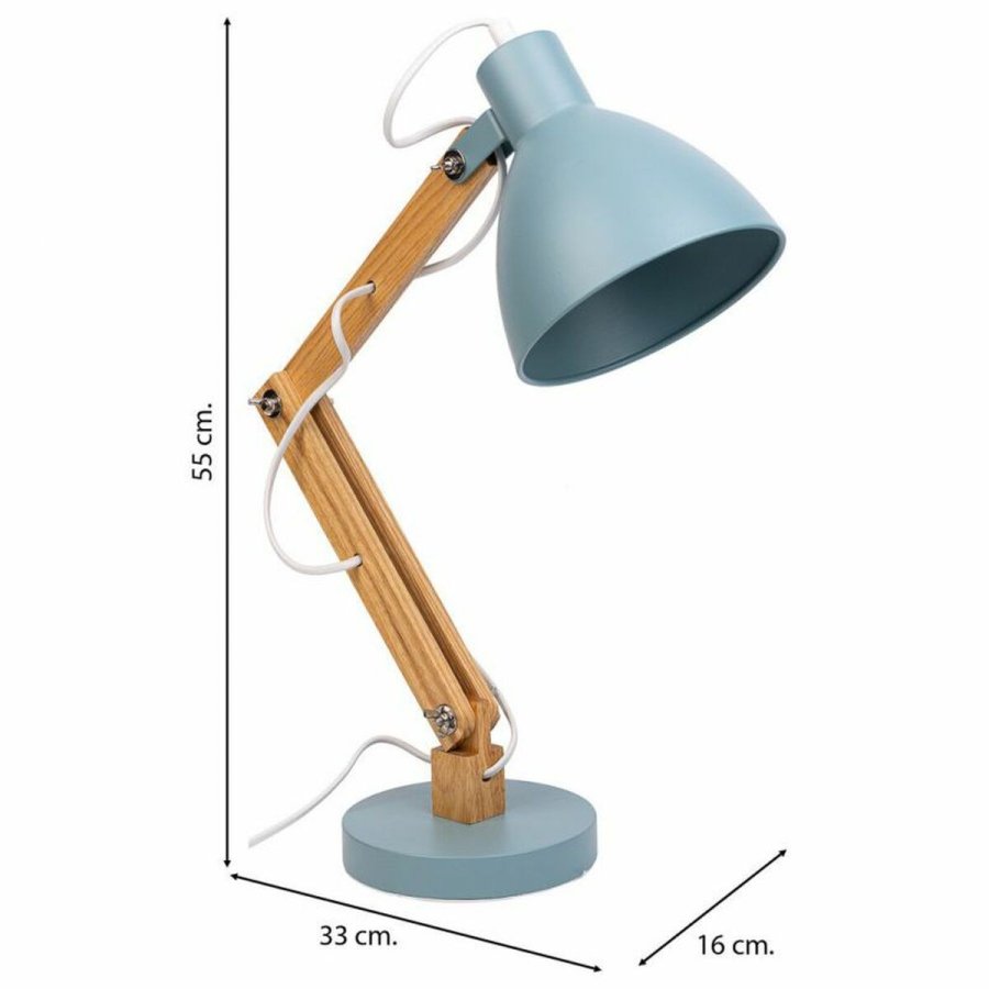 Flexo/skrivebordslampe Alexandra House Living Bl Metal 16 x 55 x 33 cm #4