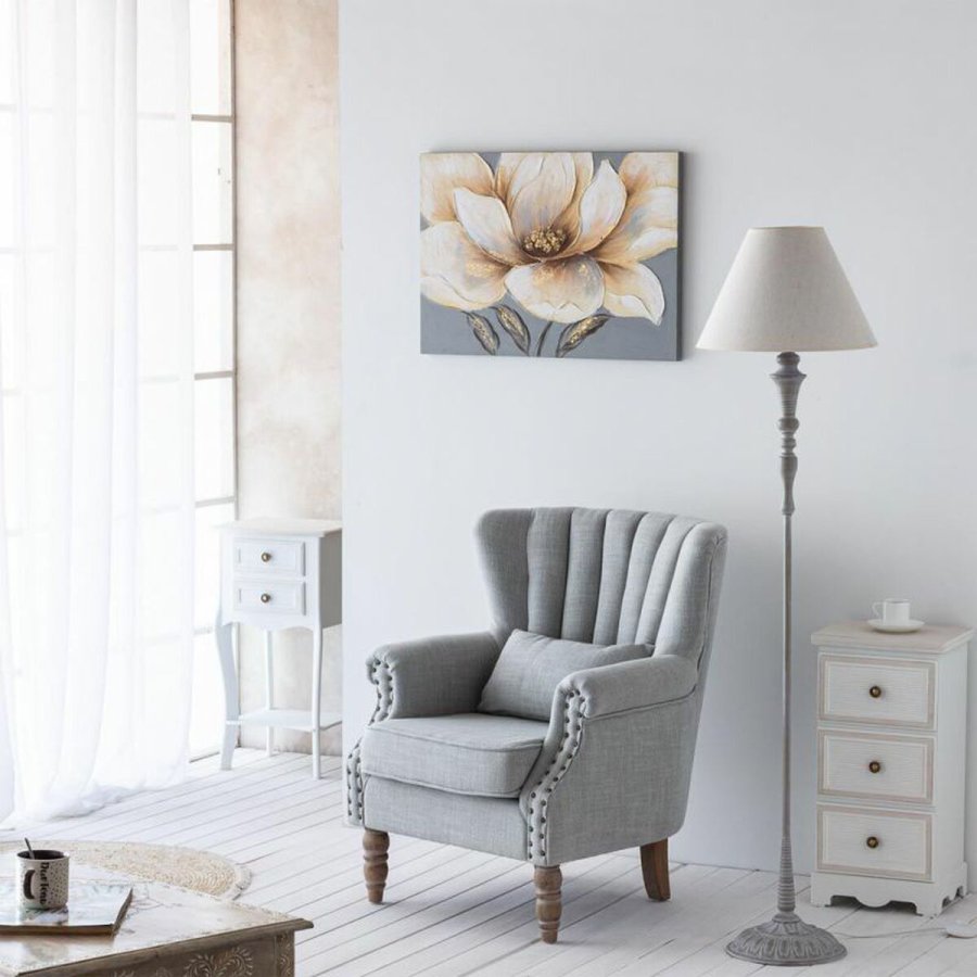 Gulvlampe Alexandra House Living Hvid Gr 220-240 V 38 x 154 x 38 cm #3