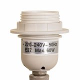 Gulvlampe Alexandra House Living Hvid Gr 220-240 V 38 x 154 x 38 cm #7