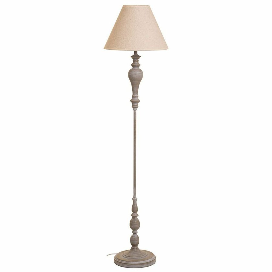 Gulvlampe Alexandra House Living Hvid Gr 220-240 V 38 x 155 x 38 cm #1