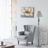 Gulvlampe Alexandra House Living Hvid Gr 220-240 V 38 x 155 x 38 cm #3