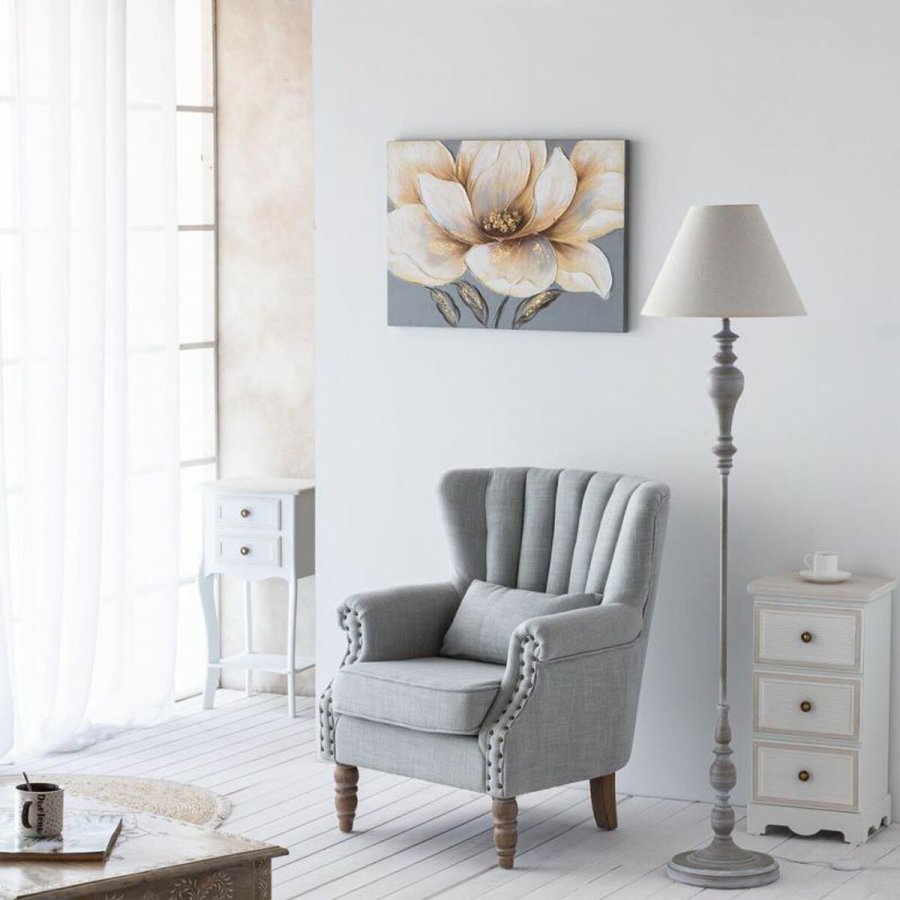 Gulvlampe Alexandra House Living Hvid Gr 220-240 V 38 x 155 x 38 cm #3