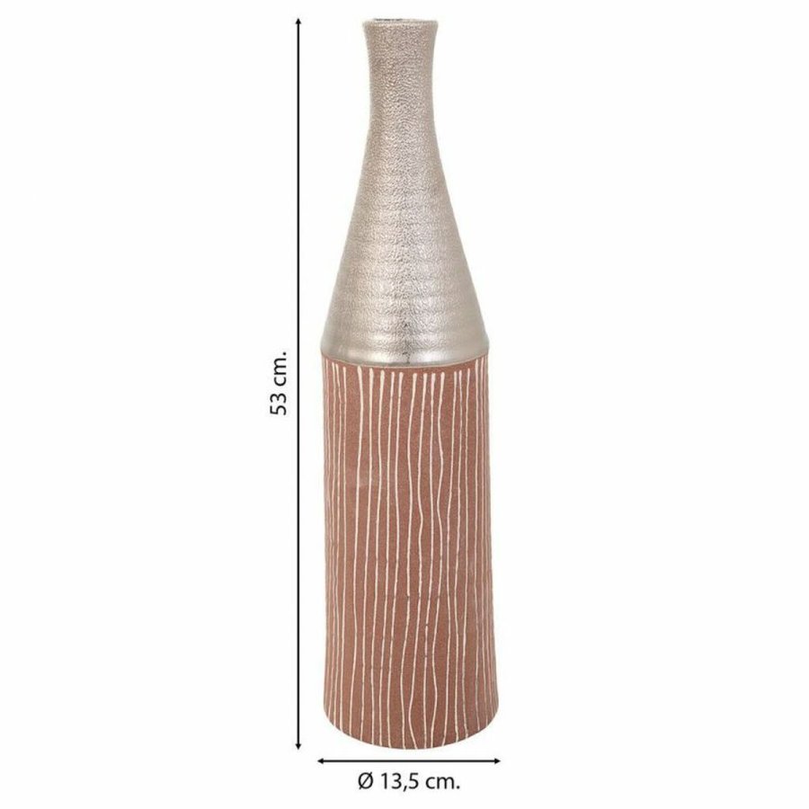 Vase Alexandra House Living Slv Keramik 13 x 53 x 13 cm #4