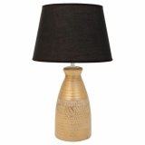 Bordlampe Alexandra House Living Guld Keramik 14 x 35 x 14 cm #3