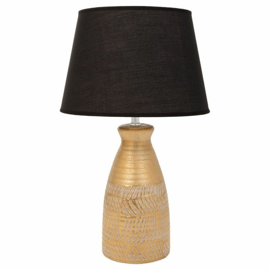 Bordlampe Alexandra House Living Guld Keramik 14 x 35 x 14 cm #3