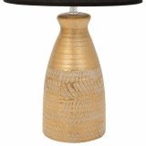 Bordlampe Alexandra House Living Guld Keramik 14 x 35 x 14 cm #5