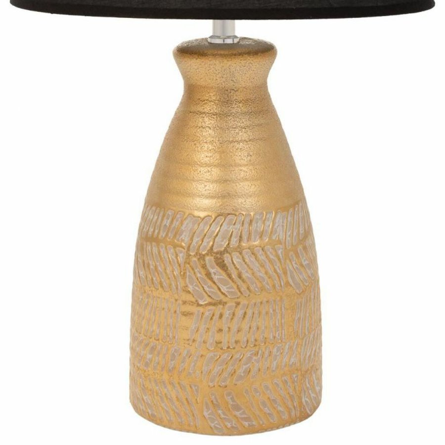 Bordlampe Alexandra House Living Guld Keramik 14 x 35 x 14 cm #5