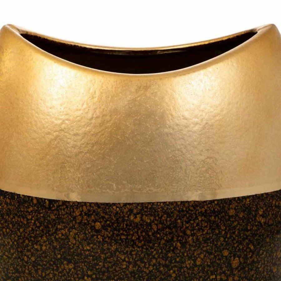 Vase Alexandra House Living Guld Keramik 13 x 29 x 24 cm #5