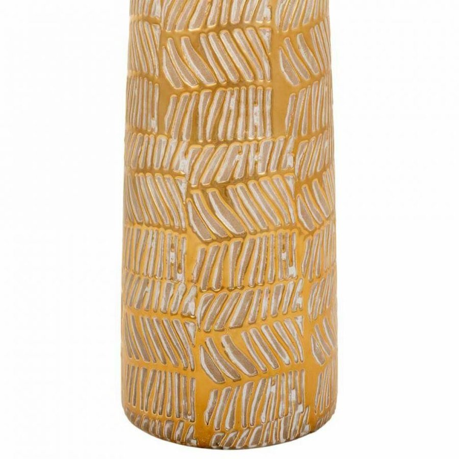 Vase Alexandra House Living Guld Keramik 15 x 61 x 15 cm #7