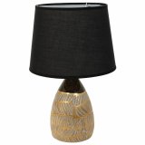 Bordlampe Alexandra House Living Guld Keramik 13 x 26 x 13 cm #1