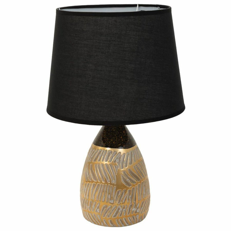 Bordlampe Alexandra House Living Guld Keramik 13 x 26 x 13 cm #1