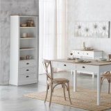 Hylder Alexandra House Living Hvid Brun Zink Legering Tr MDF 40 x 180 x 63 cm #2