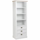 Hylder Alexandra House Living Hvid Brun Zink Legering Tr MDF 40 x 180 x 63 cm #1