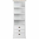 Hylder Alexandra House Living Hvid Brun Zink Legering Tr MDF 40 x 180 x 63 cm #5