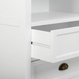 Hylder Alexandra House Living Hvid Brun Zink Legering Tr MDF 40 x 180 x 63 cm #7