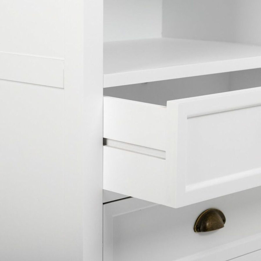Hylder Alexandra House Living Hvid Brun Zink Legering Tr MDF 40 x 180 x 63 cm #7