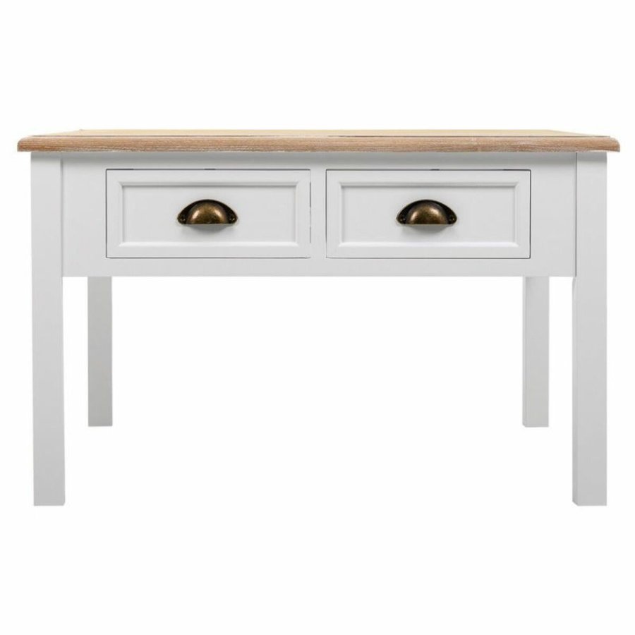 Sofabord Alexandra House Living Hvid Brun 80 x 50 x 80 cm #6