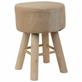 Taburet Alexandra House Living Brun Bambus Fyrretr Svamp Tr MDF 32 x 44 x 32 cm #1
