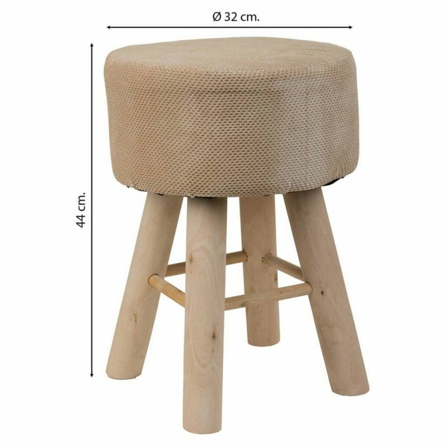 Taburet Alexandra House Living Brun Bambus Fyrretr Svamp Tr MDF 32 x 44 x 32 cm #29