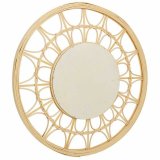 Vgspejl Alexandra House Living Natur 56 x 2 x 56 cm Cirkler #22