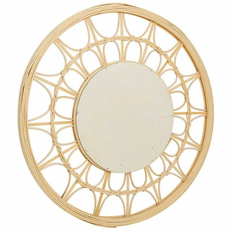 Vgspejl Alexandra House Living Natur 56 x 2 x 56 cm Cirkler #22