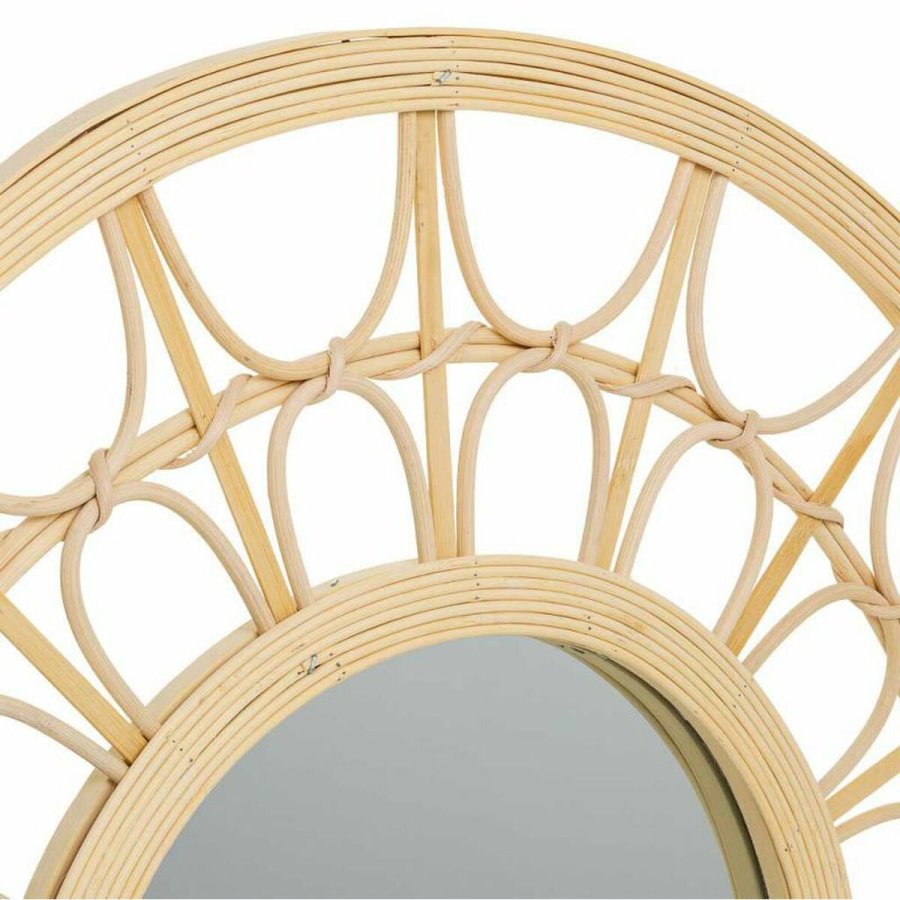 Vgspejl Alexandra House Living Natur 56 x 2 x 56 cm Cirkler #29