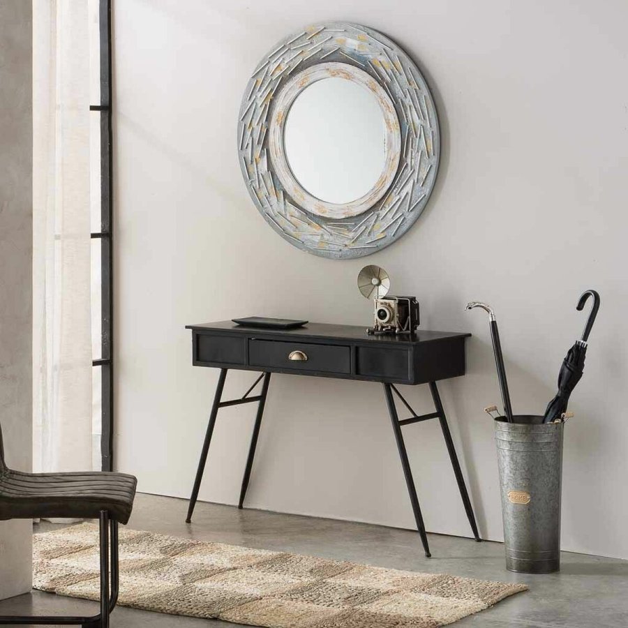 Vgspejl Alexandra House Living 90 x 2 x 90 cm Cirkler #15