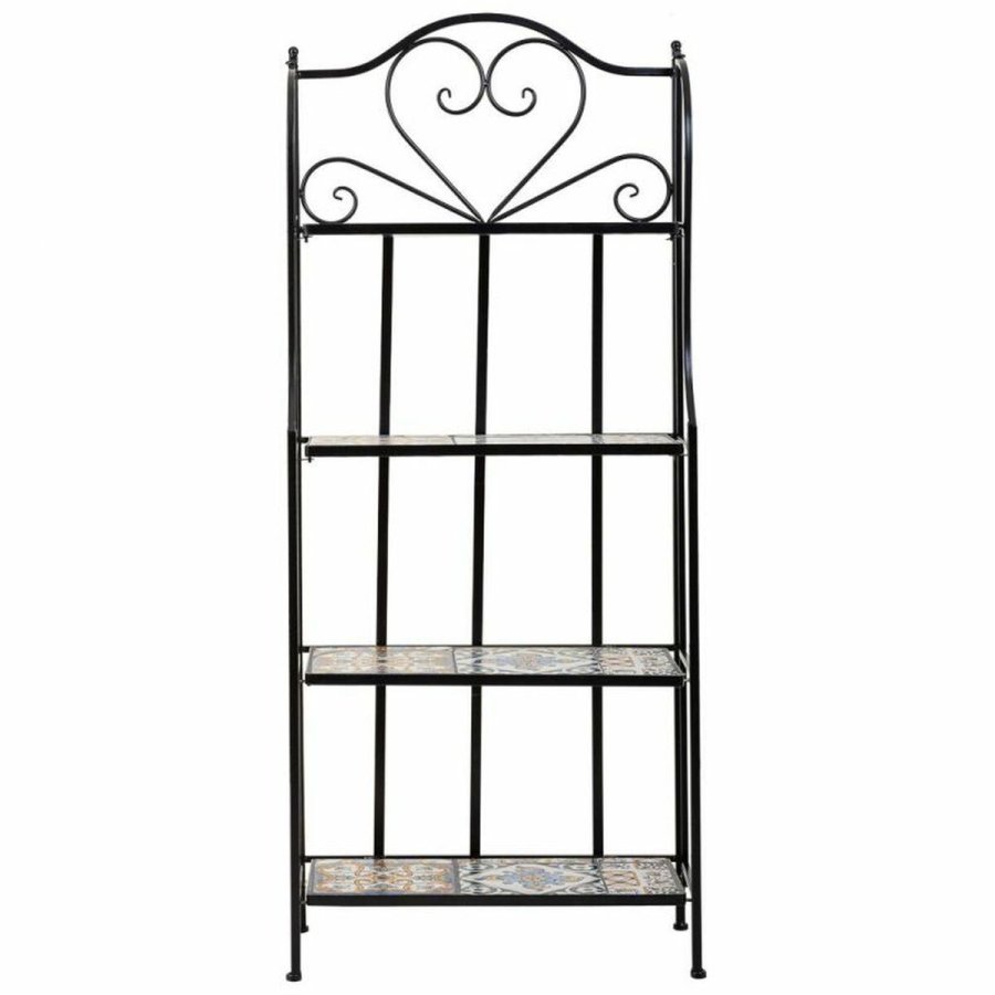 Hylder Alexandra House Living Sort Jern Flise 27 x 133 x 57 cm #3