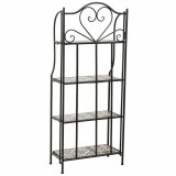 Hylder Alexandra House Living Sort Jern Flise 27 x 133 x 57 cm #5