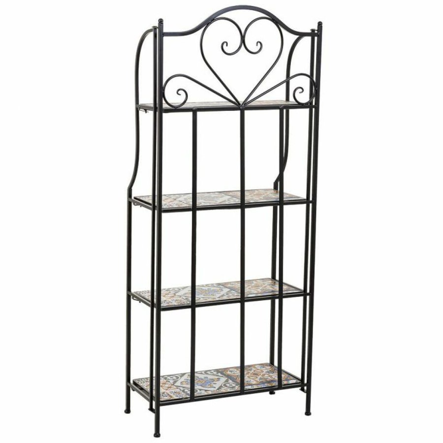Hylder Alexandra House Living Sort Jern Flise 27 x 133 x 57 cm #5