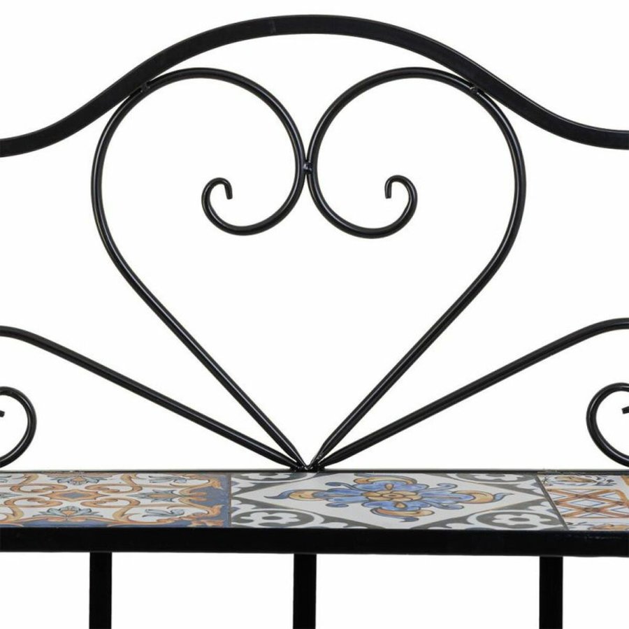 Hylder Alexandra House Living Sort Jern Flise 27 x 133 x 57 cm #7