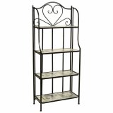 Hylder Alexandra House Living Sort Jern jern Flise 27 x 133 x 57 cm #1